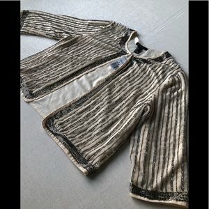 Brand new, Beaded quarter sleeve bolero. Size S